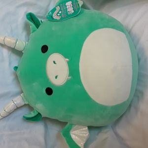12" Squishmallows - Miles the Dragon, with fangs, NWT